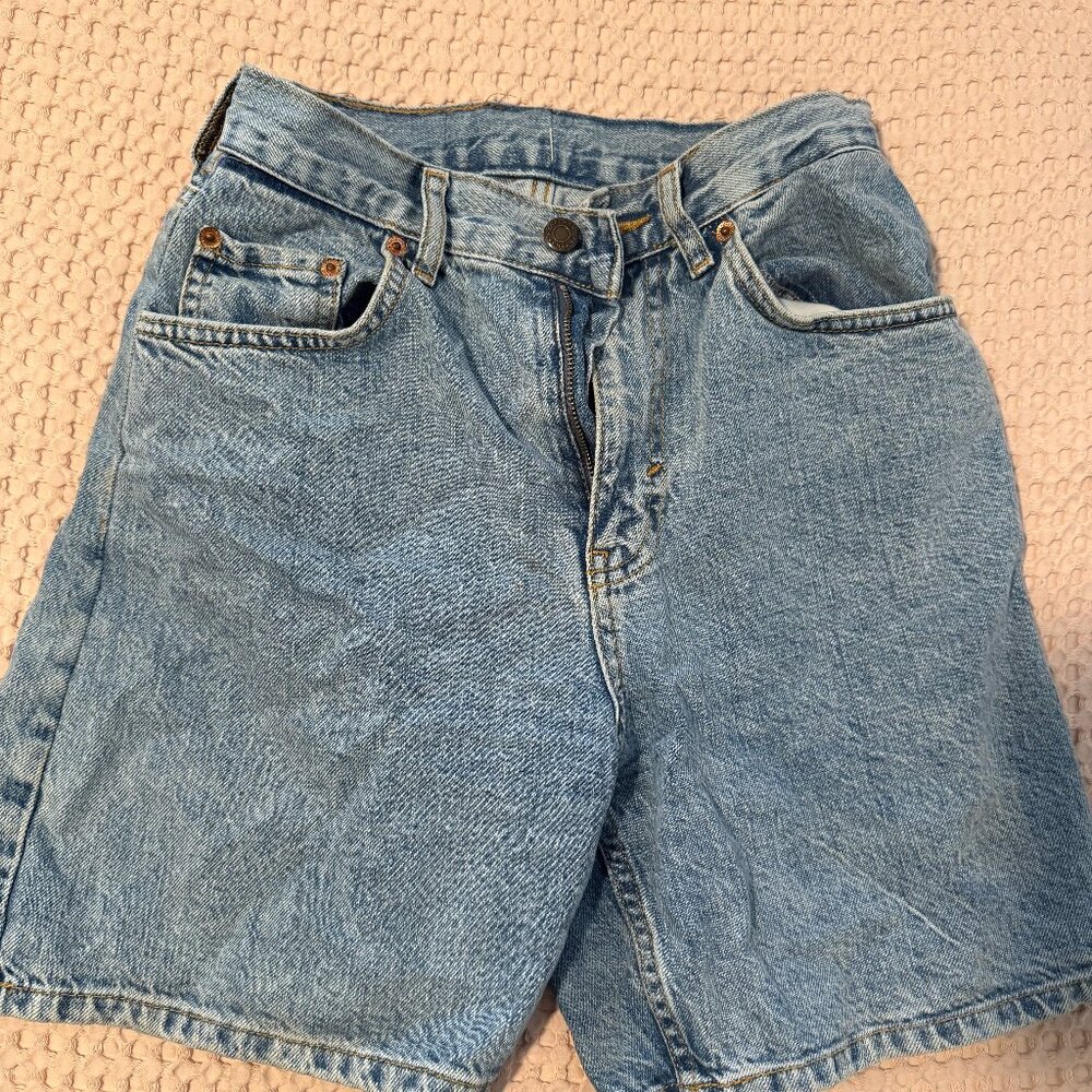 Topshop Denim Mom Shorts - UK 10/US 6